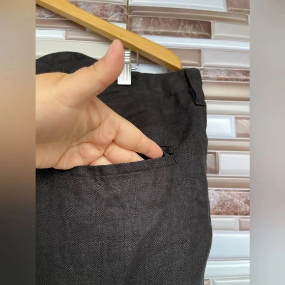 Elena Dawson linen trousers size large - Picture 10 of 17